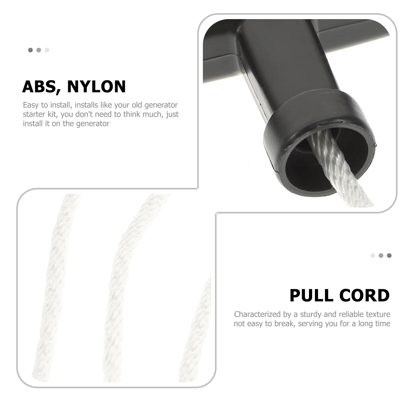 4 комплекта ручек стартера генератор газовый двигатель шнур для гаражных ворот с