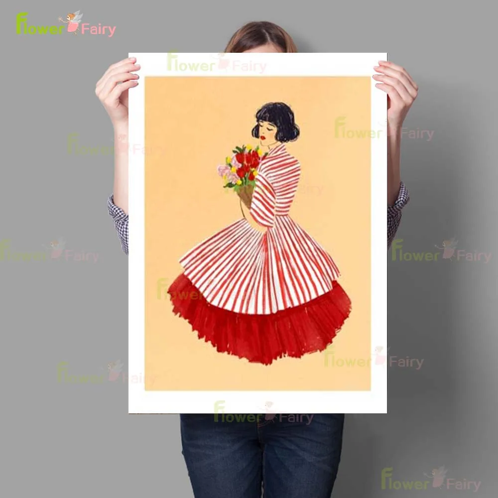 Букет мира лимонная леди девушка любовь мой Валентин Радуга стена искусство