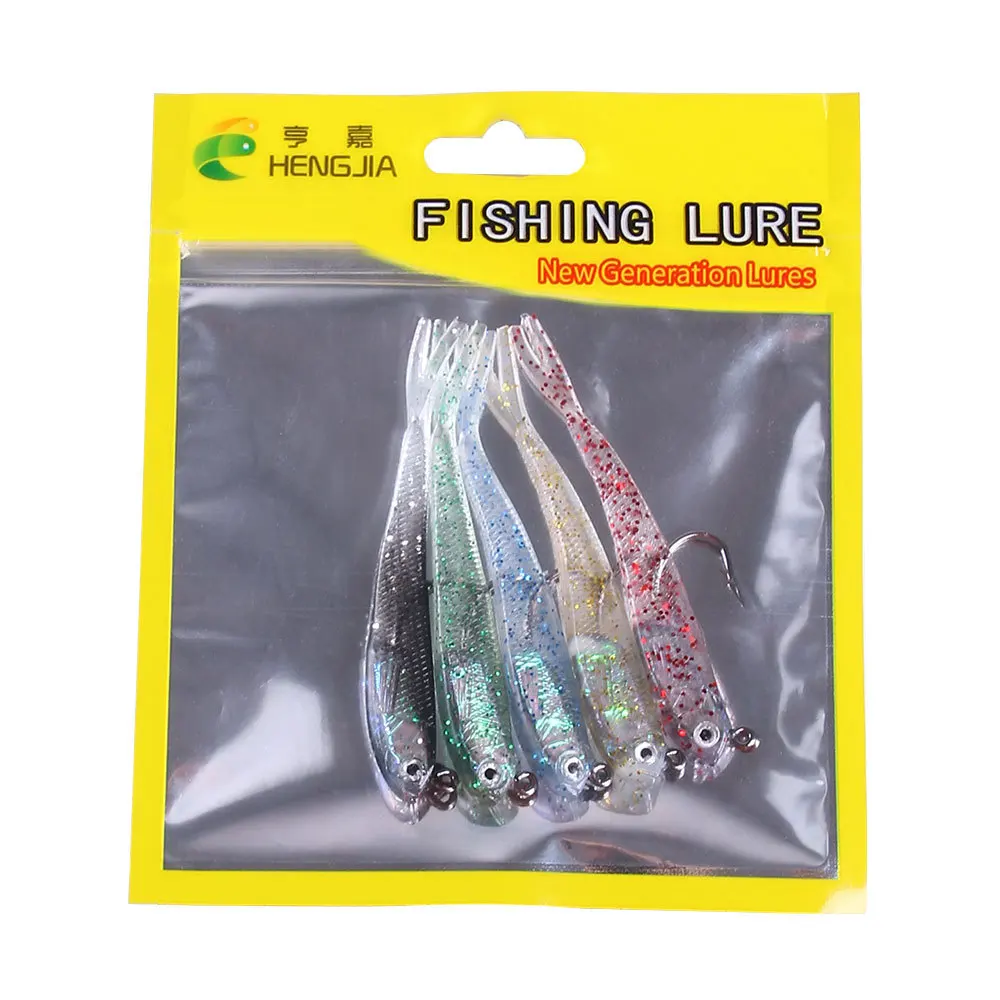 

5 per bag Fishing bait, 7cm 5g sea fishing bait for juvenile fish, Bait decoy, soft bait,Fake bait