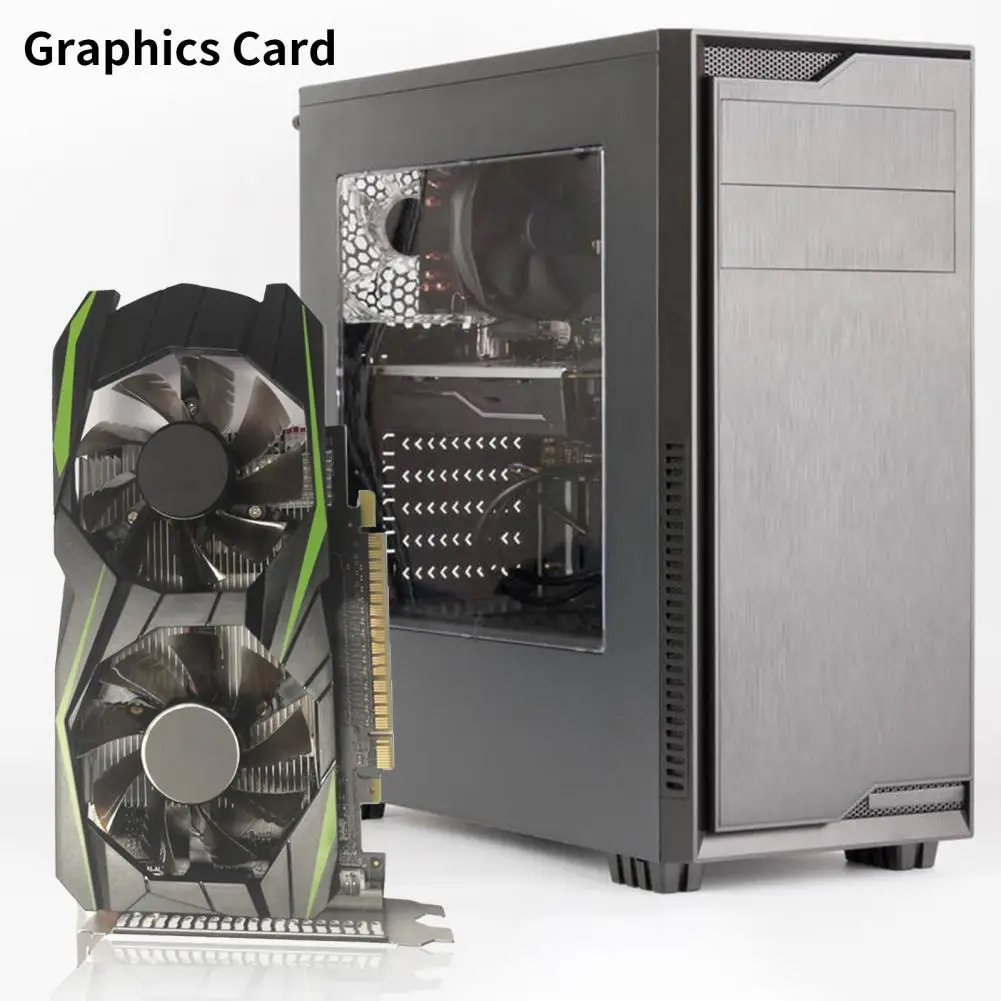 

Desktop Graphics Card Wide Compatibility High Performance Gaming Graphics Card 128-Bit Metal Desktop Video Card for PC