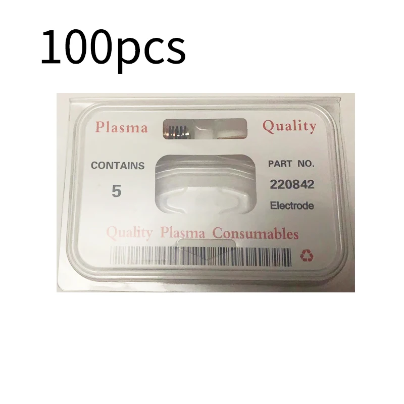 100Pcs 220842 Plasma Electrode For Hypertherm Powermax105 Plasma Torch