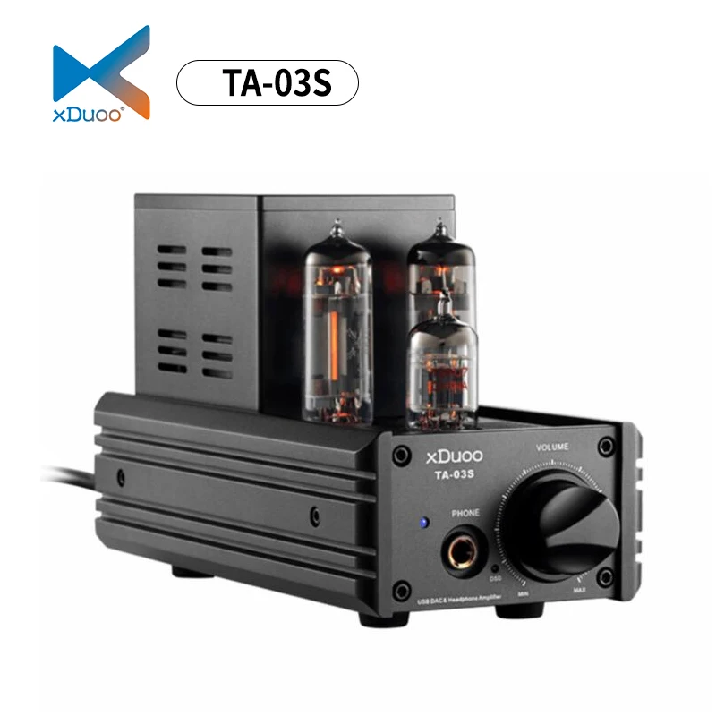 XDUOO TA-03S усилитель для наушников CS4398 * 2 XMOS U8 USB DAC 12AU7 6C19 ламповый Настольный 32 бит/192