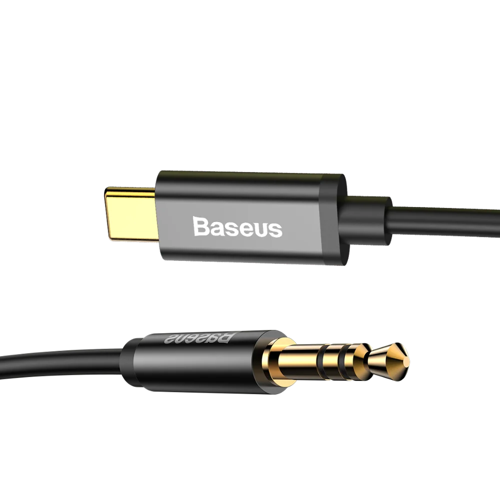 

Baseus USB C к 3,5 мм AUX кабель автомобильного аудио типа C «папа-разъем» адаптер «папа» для Samsung Huawei Xiaomi авто кабель для автомобильных принадлежностей