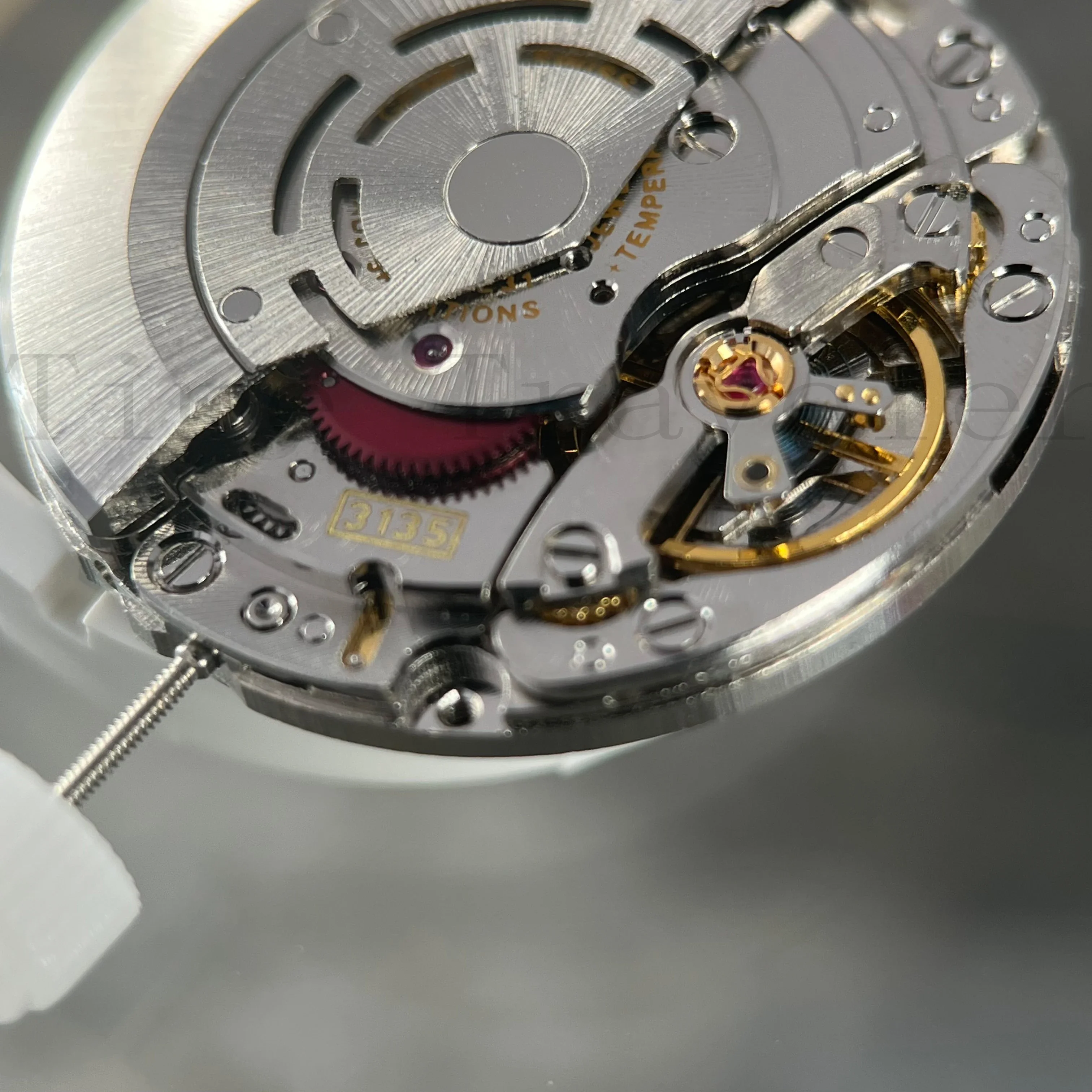 Новинка 2021 китайские супер 3135 автоматические механические часы с синим колесом