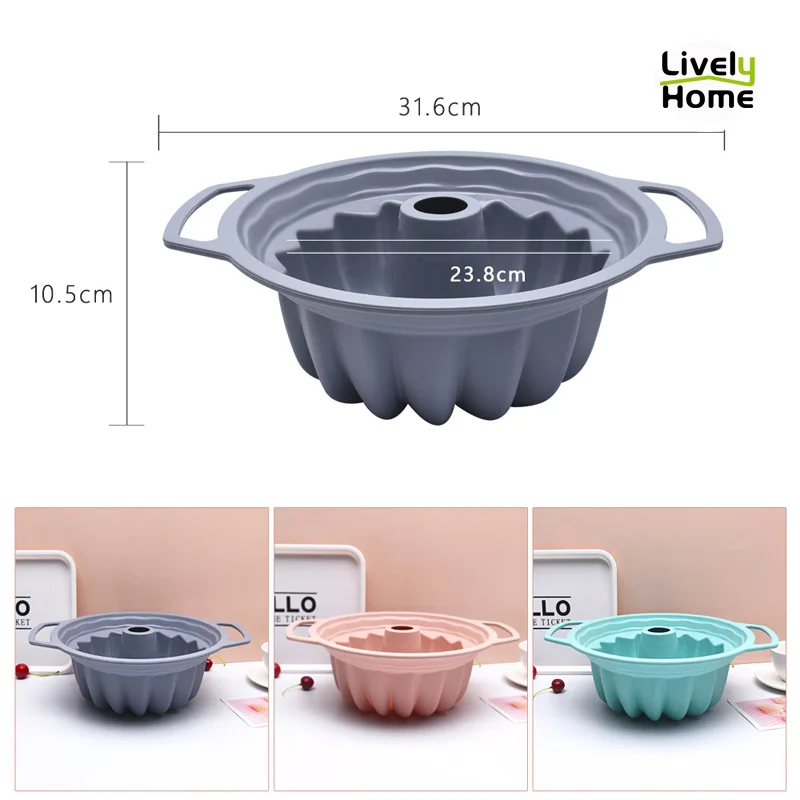 Силиконовая Круглая Форма для торта Charlotte 9 дюймов форма клубничного чизкейка