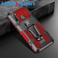 shockproof back clip phone case for oppo realme 5i 6 7 7i 8 8pro kickstand protective cover for realme c3 c35 c12 c15 c25 c21y