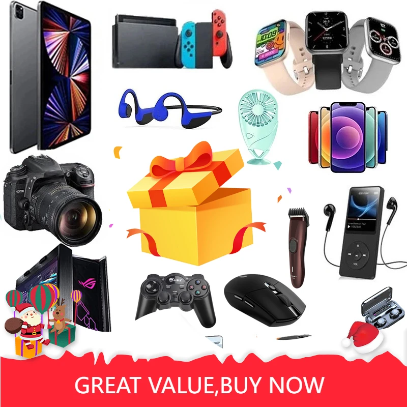 

Item Electronic Luxury Mystery Mistery Box High-quality Valentine's Day 100% Gift Random Product Christmas Blind Box Gift 2022