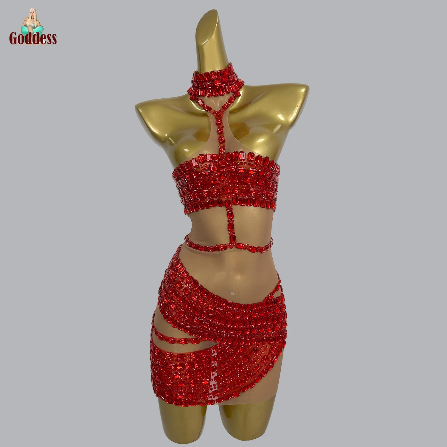 Блестящие стразы сексуальное прозрачное сетчатое мини-платье клубная горячая