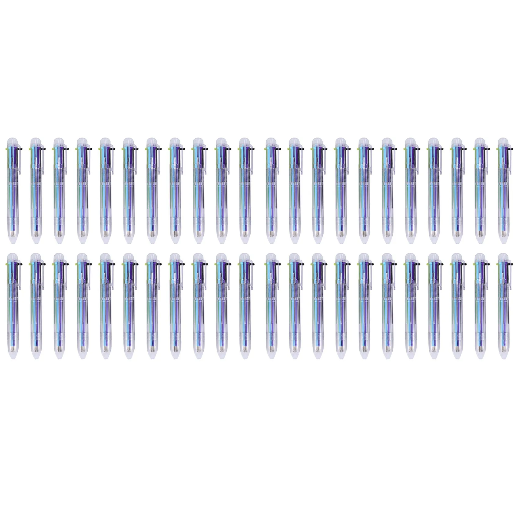 

44 Pack 0.7mm 6-In-1 Multicolor Ballpoint Pen,6-Color Retractable Ballpoint Pens