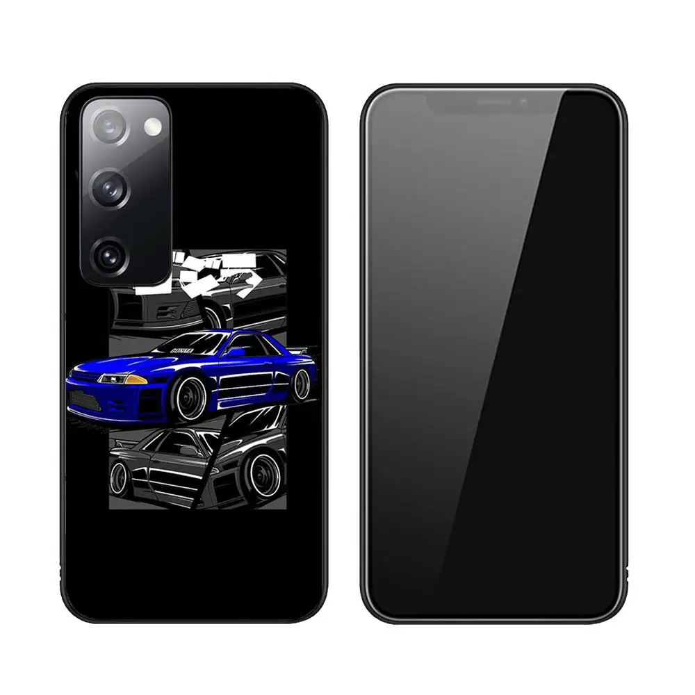 Japan JDM Nissan Sports Car Soft Phone Case Fashion For Samsung Galaxy S23 S21 S10 S30 S20 S22 S8 S9 S30 Pro Plus Ultra Fe Cover