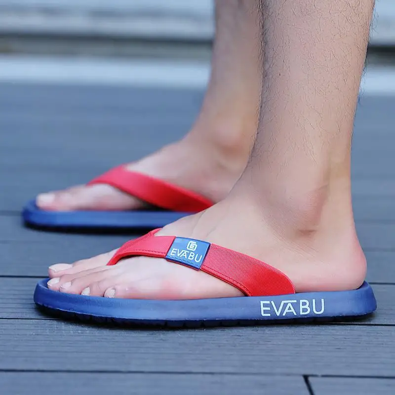 

2 pcs Style Summer Fashion Outer Wear Sandals Male Outdoor Flip-flops Anti-slip B10 lykj-yx
