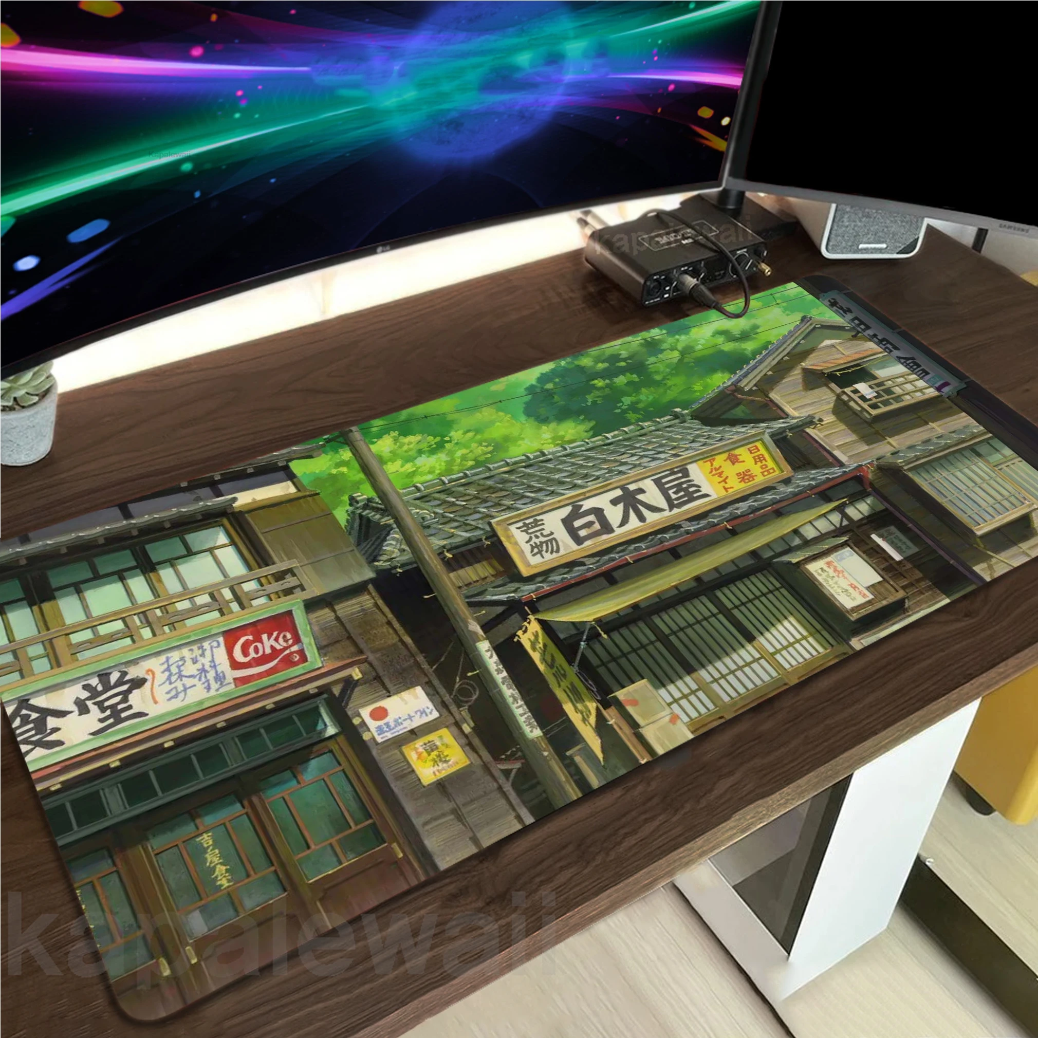 City Street Gaming Mousepad Pc 90x40cm XXL ноутбука мыши блокнот мусемат анти-скользящий резиновые