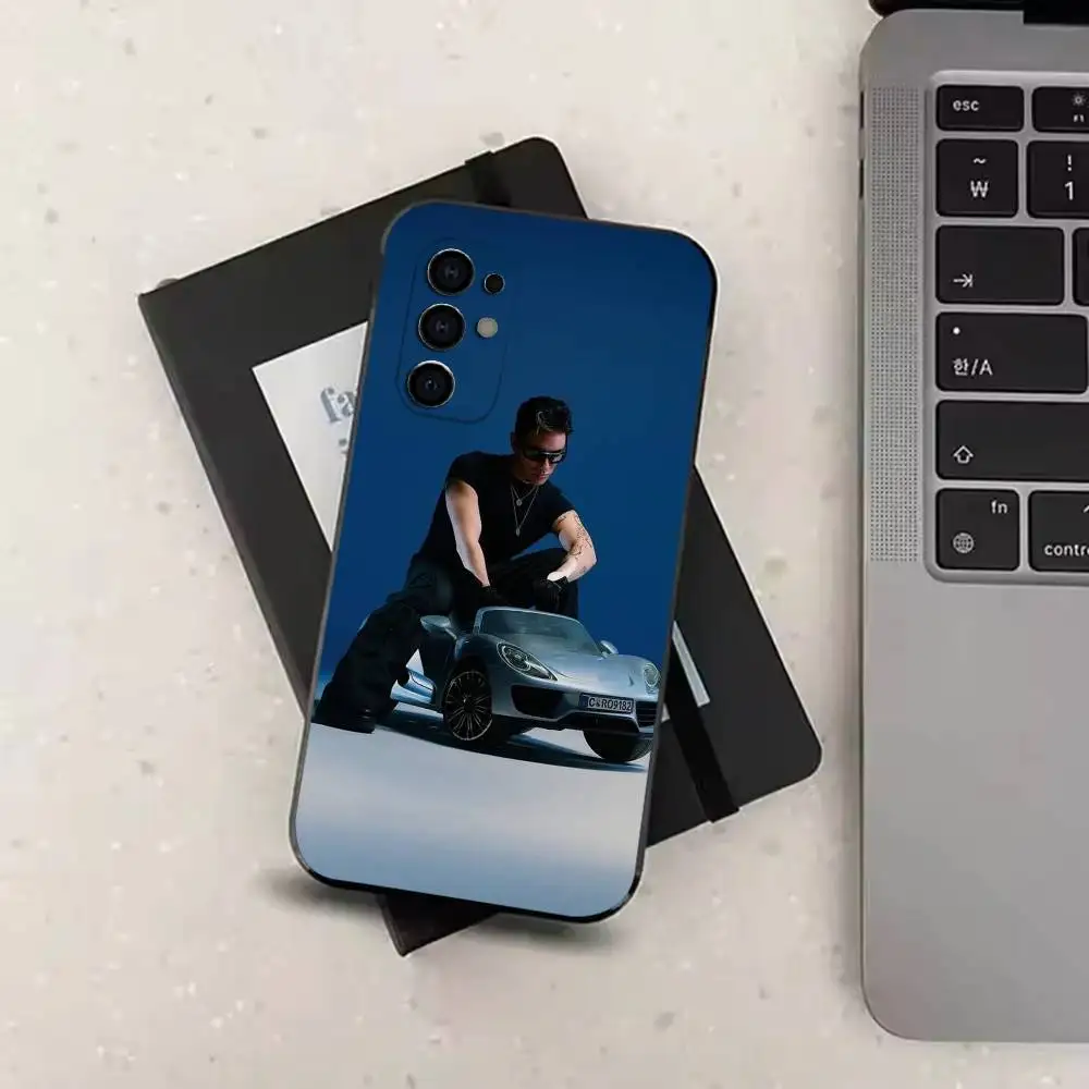 Фото Чехол для телефона Singer N-NSQK Botanica, мягкий черный чехол для Samsung S24, S30, S21, S23, S22, S20, Ultra, S25, Plus №3
