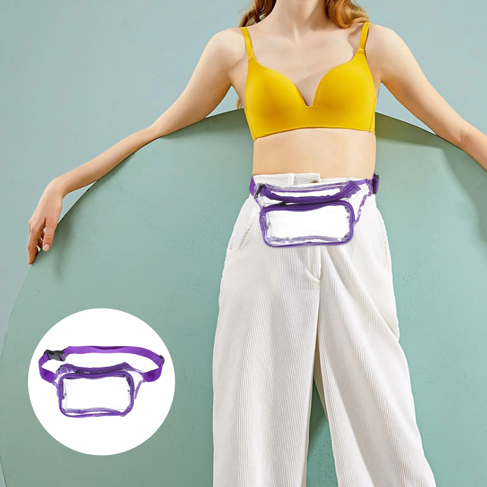 

Bag Fanny Pack Clearfor Waist Waterproof Bags Purse Belt Riding Running Multifunctionalstorage