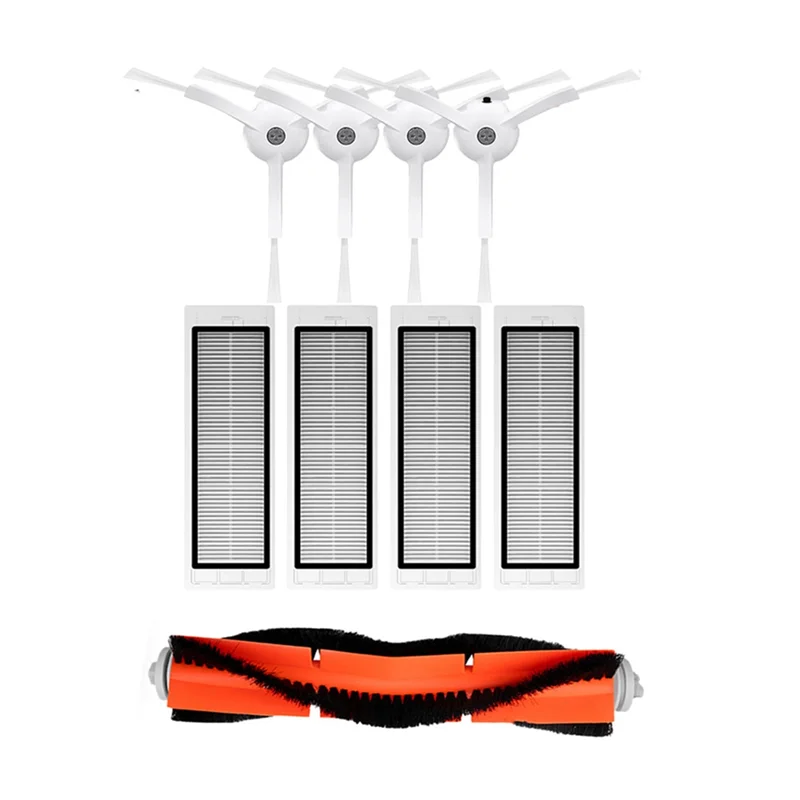 Для робота-пылесоса Xiaomi Mi 1/1S SDJQR01RR SDJQR02RR SDJQR03RR Roborock E3 S4 Max S5 Основная боковая