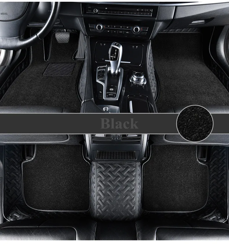 

High quality! Custom special car floor mats for Volkswagen Touareg 2022-2019 waterproof double layers carpets rugs,Free shipping