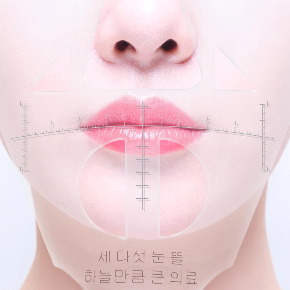 Трафарет для груминга бровей прибор коррекции измерительная мера суппорты