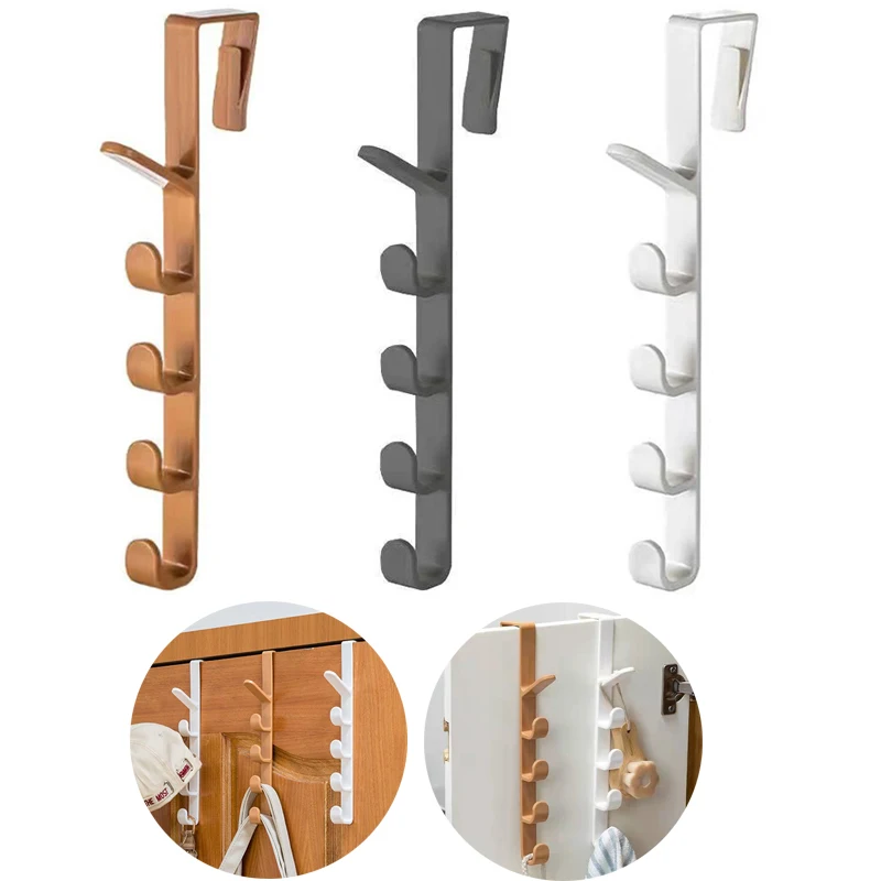 

Jacket Door Home Shelf Hat Rack Hanging Rails The Clothes For Plastic Hooks Organization Door Bedroom Storage Hanger Over Bags