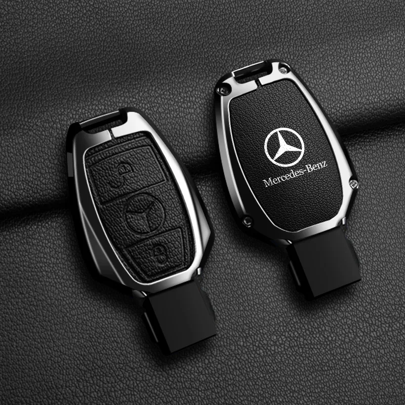 

Кожаный чехол для автомобильного ключа, защитный чехол для Mercedes Benz A B C E Class GLS GLA GLK GLC CLS CLA AMG W204 W205 W212 W463 W176