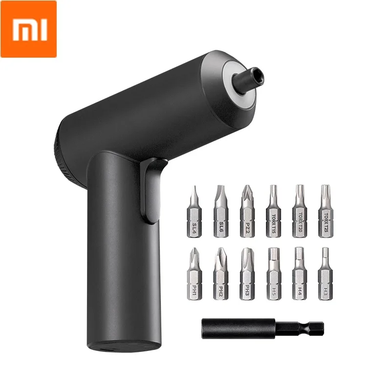 

Xiaomi MIJIA Electric Screwdriver Cordless 3.6V 2000mAh Li-ion 5N.m Torque With 12 Pieces S2 Screw Bits Smart Home Tools Set