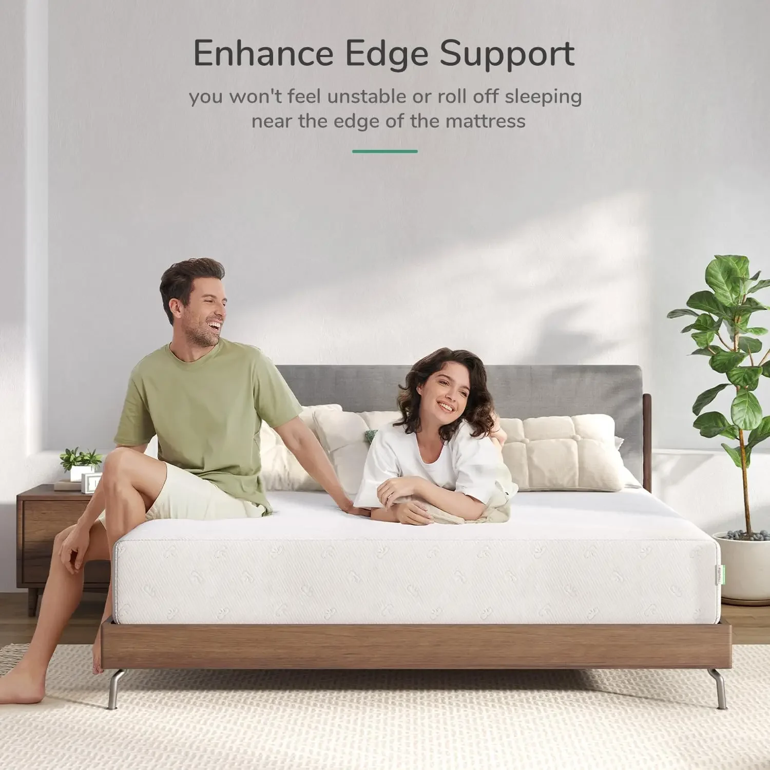 Матрас Novilla Queen 12-дюймовый матрас с пенным наполнителем эффектом памяти для