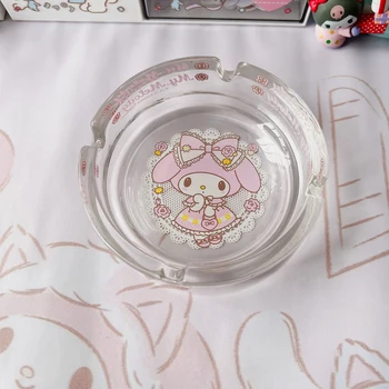 Sanrio Hello Kitty & My Melody Glass Ashtray 2