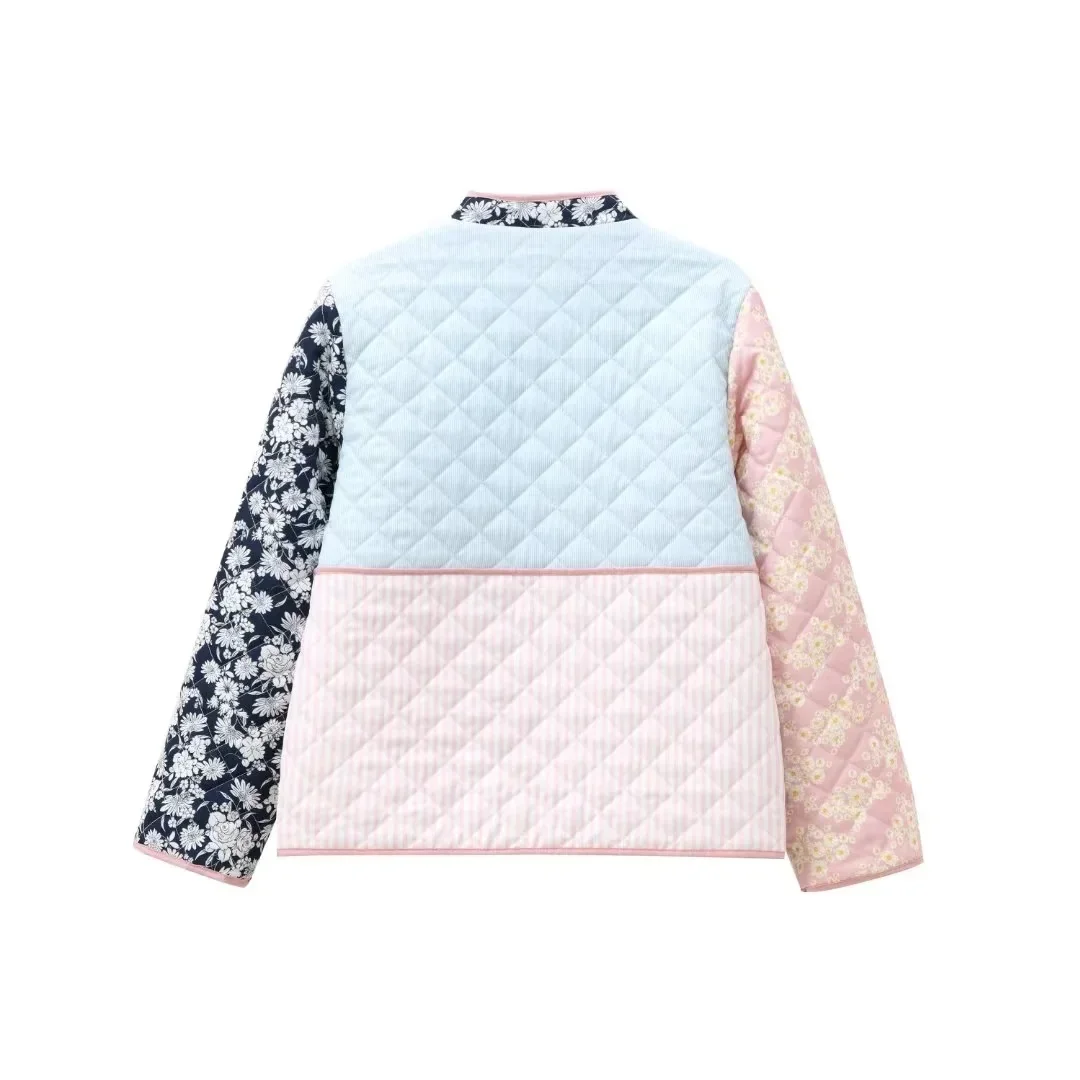 Модное осенне-зимнее хлопковое пальто куртка универсальная теплая парка с