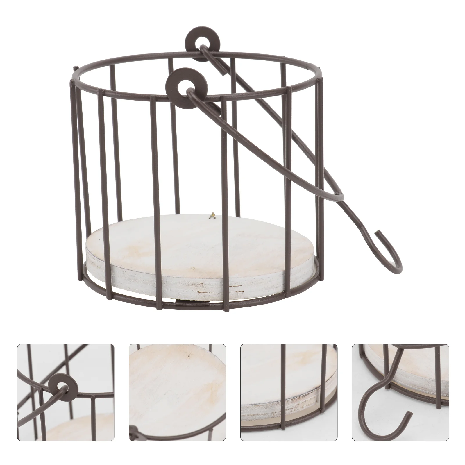 

1Pc Festival Candleholder Decorative Candleholder Dining Table Adornment Hanging Flower Rack for Home