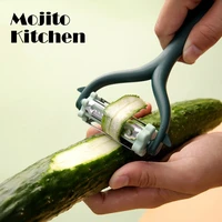 1pcs vegetable fruit potato portable peeler cutter peeling 2 blades cutter zester home kitchen tools household accessories