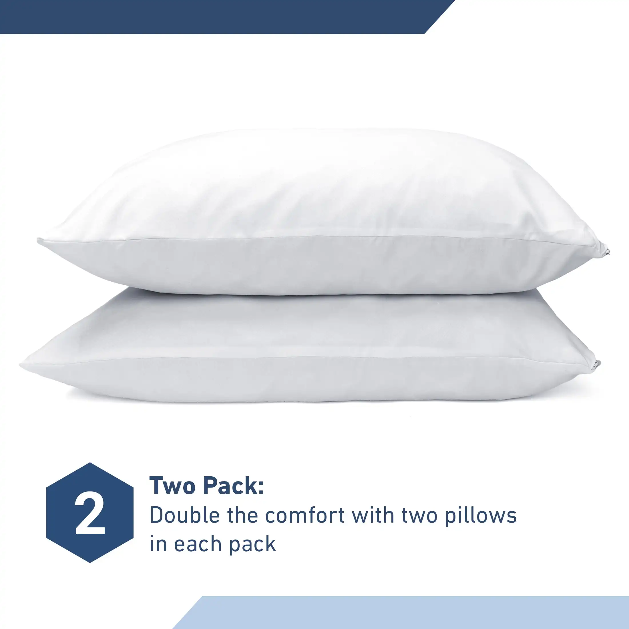 

Memory Foam Pillow, Standard/Queen, 2 Pack Bedroom Bed Sleep Cervical Pillow