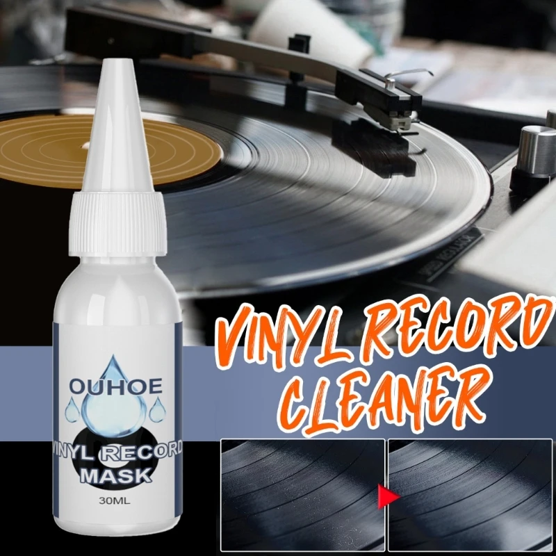 Vinyl Records Cleaner Fluid Professional Dust Removal LP/CD Records Cleaning Liquids Anti-static Detergent Easy to Clean