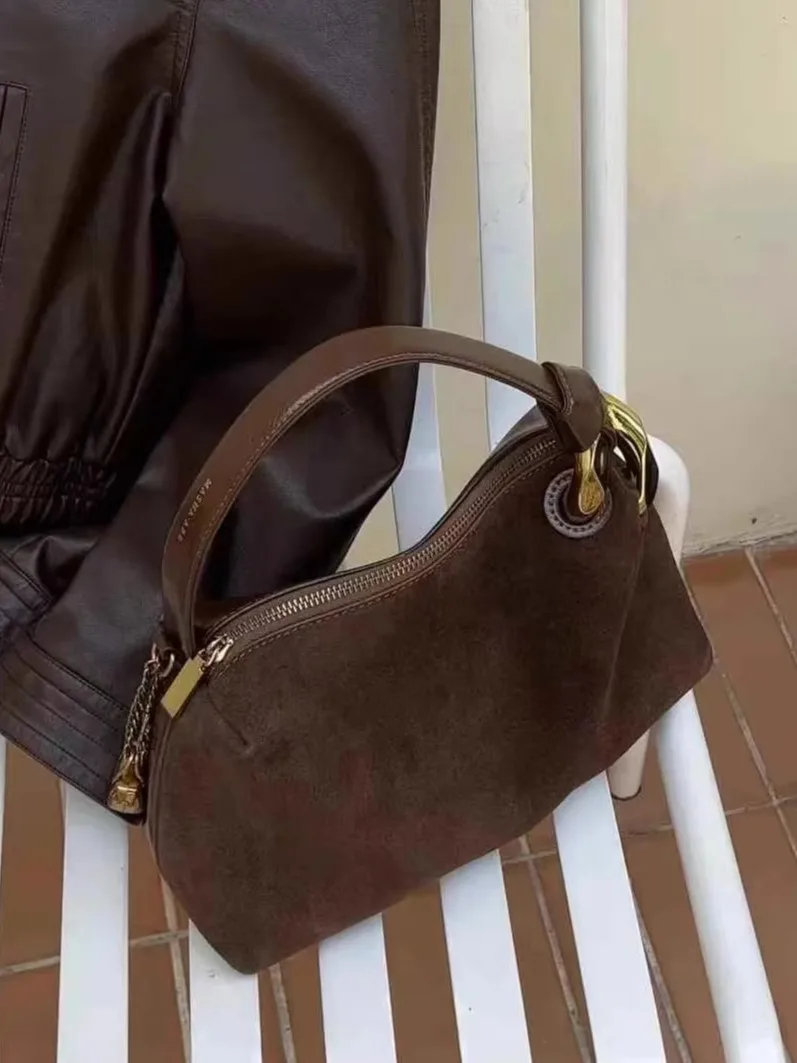 Martha Aibeier Autumn and Winter New Retro Frosted Handbag Soft Leather Fashion Cross-body Texture Women's Bag