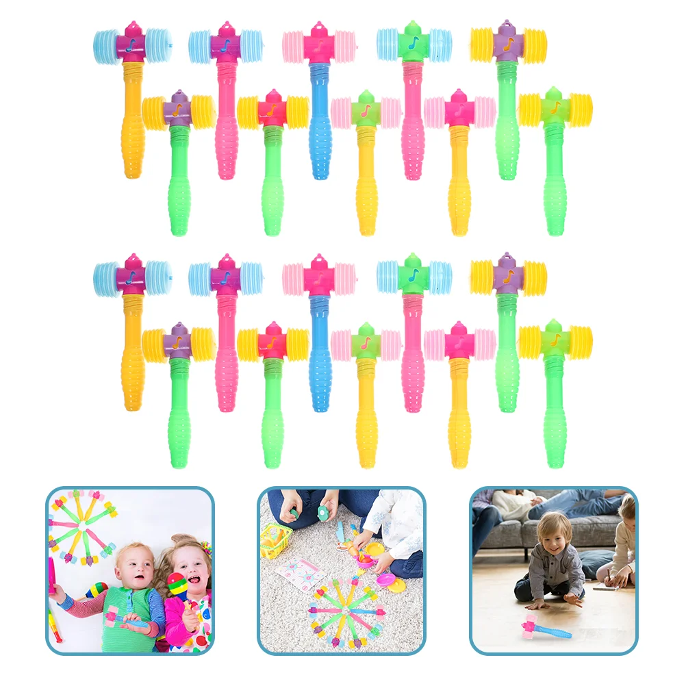 

Children's Bb Hammer Kids Plaything Beating Toys Small Mini Plastic Sounding Hammers