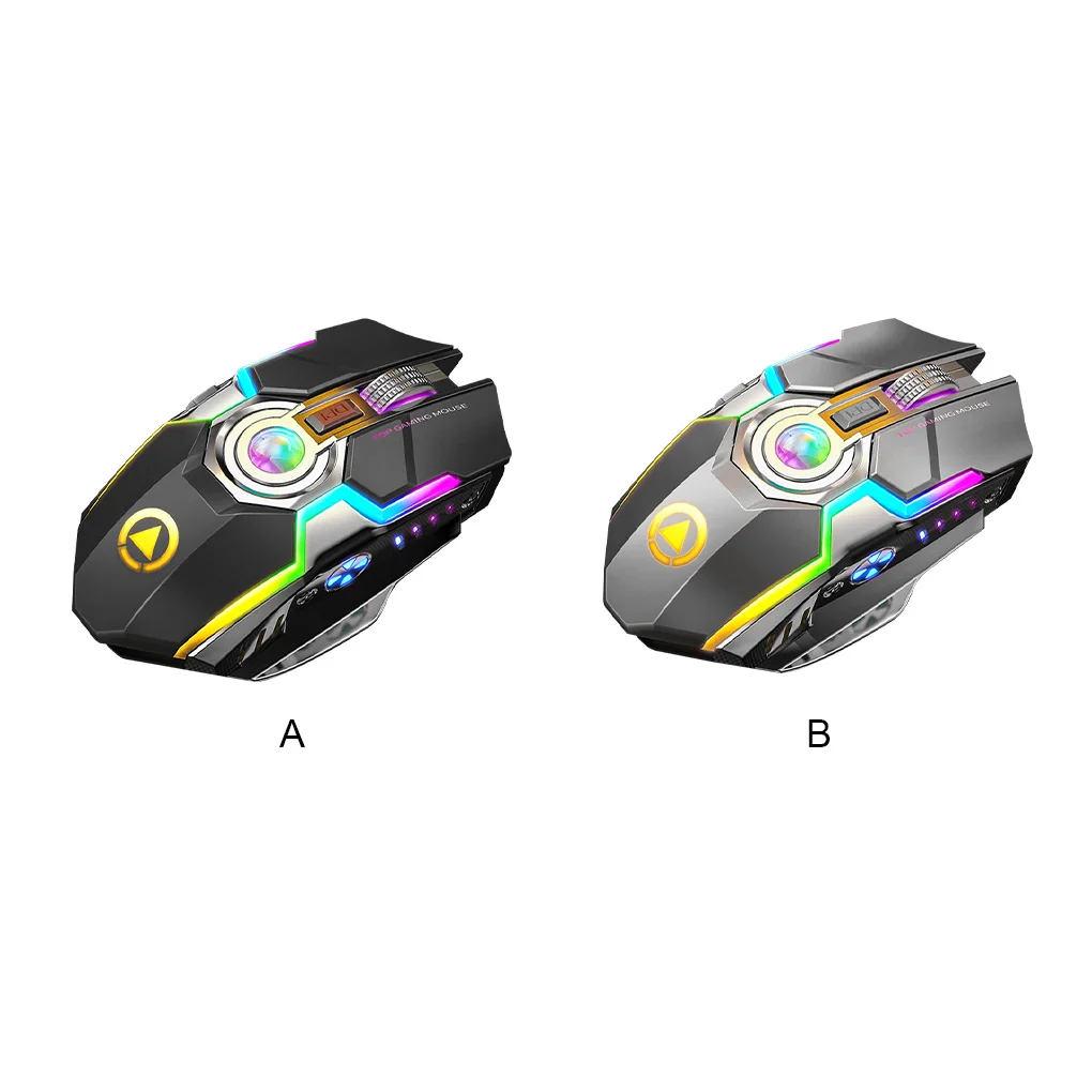 

Беспроводная игровая мышь 2 4 ГГц, перезаряжаемая мышь 800 1200 1600DPI для ПК