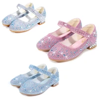 kids aurora ballerina flats children princess ball princess shoes girls cinderella slip on wedges ballet leather sparkle shoes