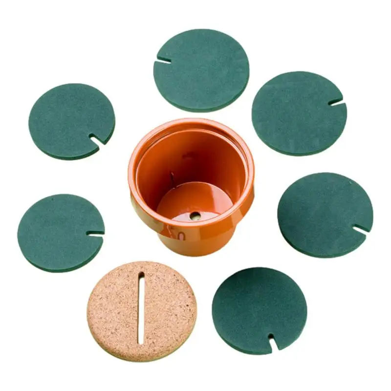 

Novelty Coasters For Drinks Cactus Decorative Coasters Set Creative Tabletop Protection With Flowerpot Holder Home Bar Decor And