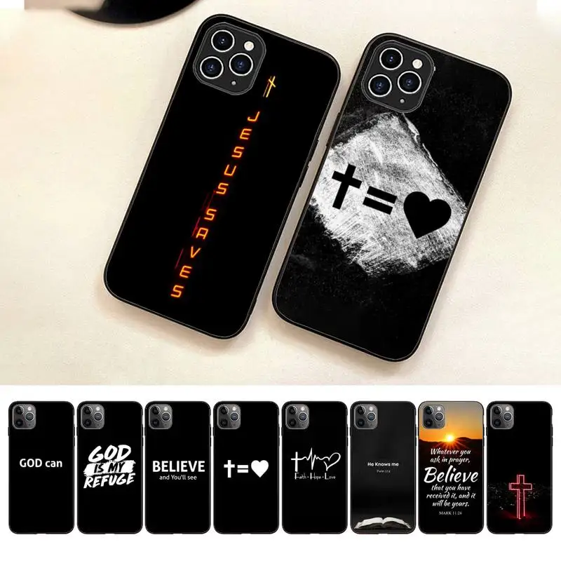 

Verse Of The Christian Bible Jesus Phone Case For Iphone 7 8 Plus X Xr Xs 11 12 13 14 Se2020 Mini Pro Max Case