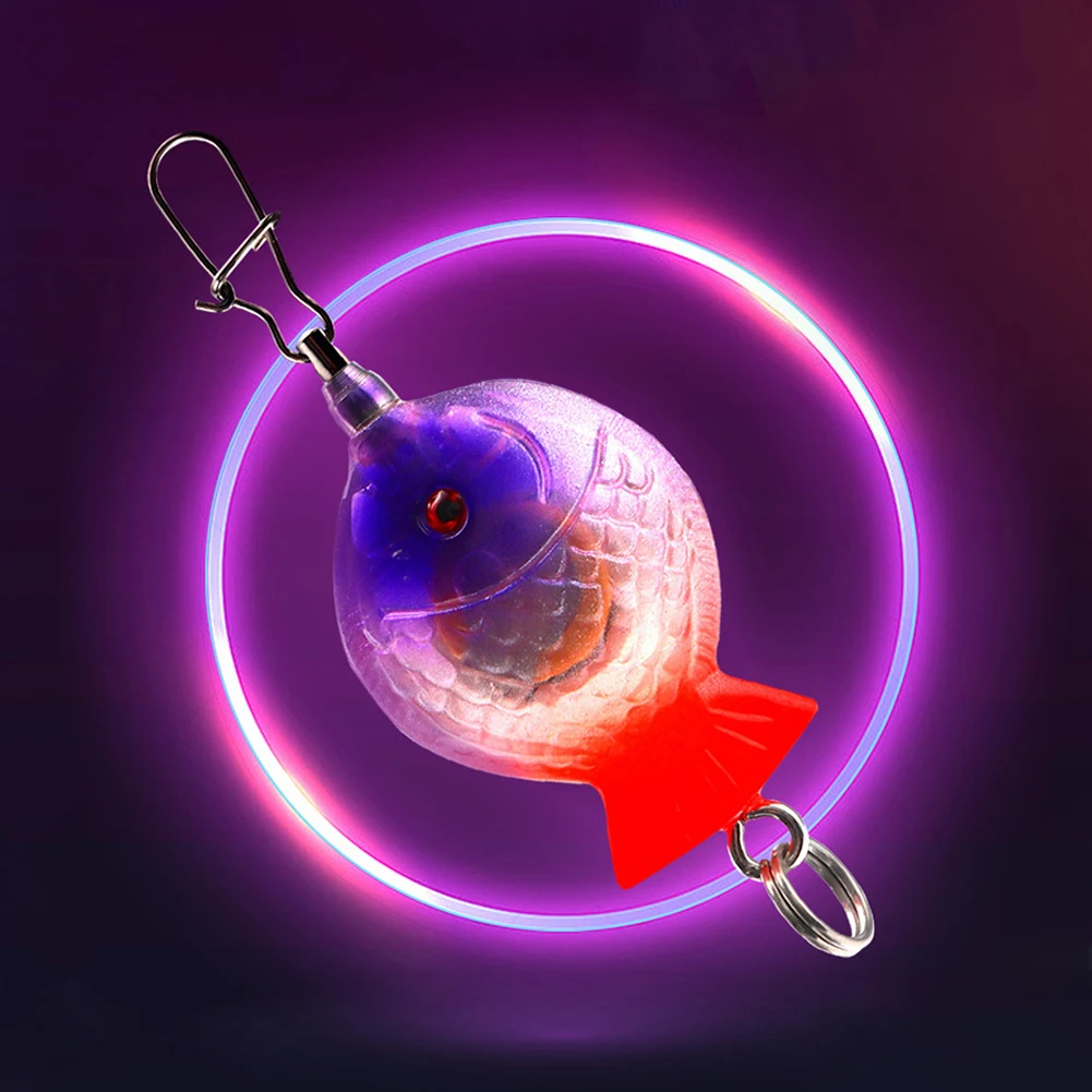 

LED Fishing Lure Waterproof Underwater Lure Lamp High Brightness Colorful Flashing Deep Sea Attraction Fish Lamp Fishing Tackle