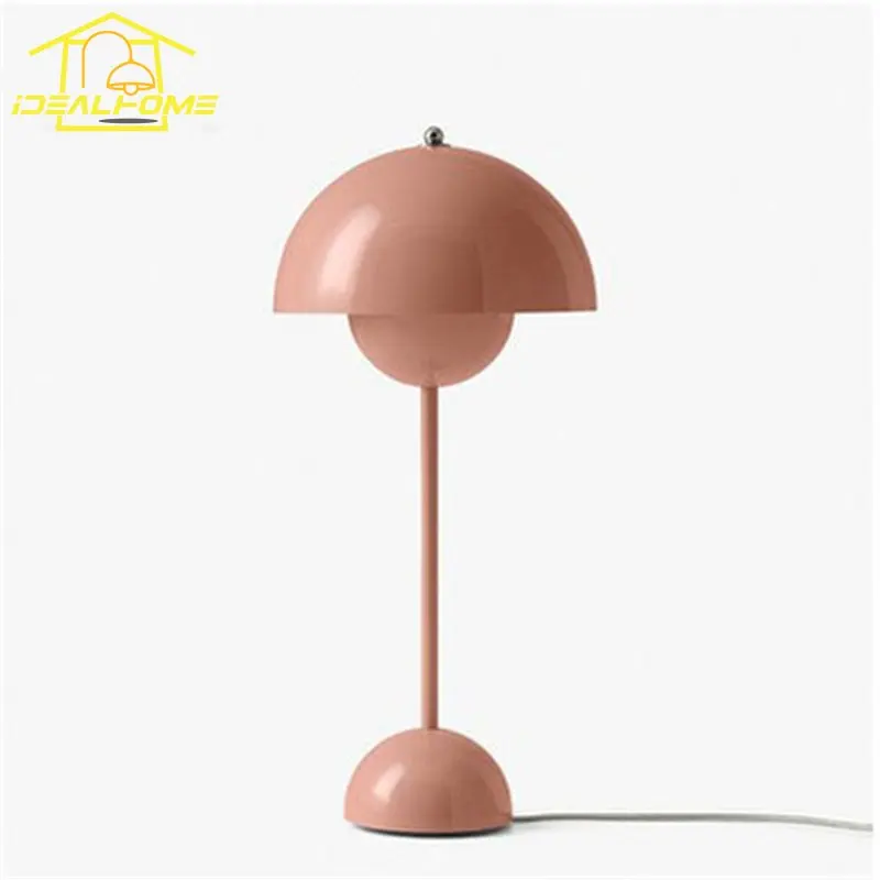 

Danish Design Verner Panton Flowerpot Table Lamp LED E27 Modern Light Fixtures for Home Decor Salon Bedroom Bedside Living Room