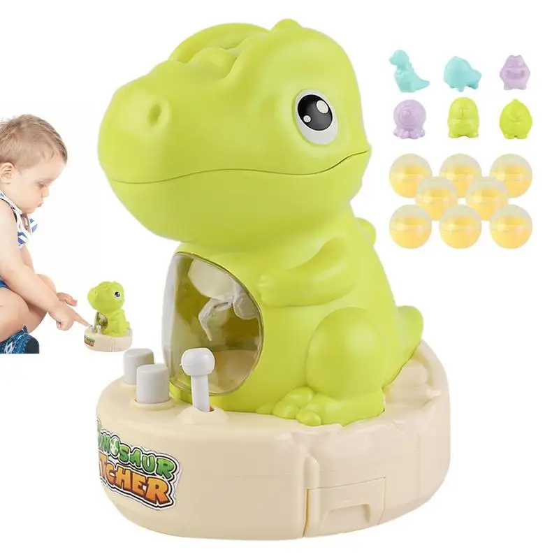 

Машинка для кукол, игровой мини-коготь динозавра, кран, игрушка с открывающейся крышкой и призовым слотом для распознавания цвета