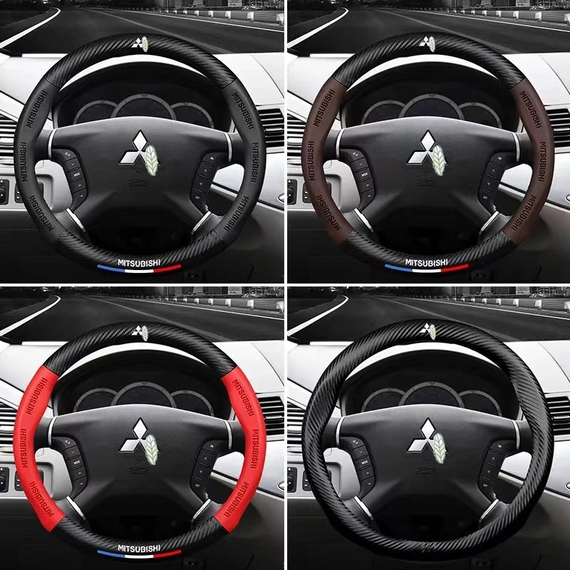 

Чехол для руля 38 см для Mitsubishi L200 Lancer EX Outlander ASX CUV RVR Colt Pajero