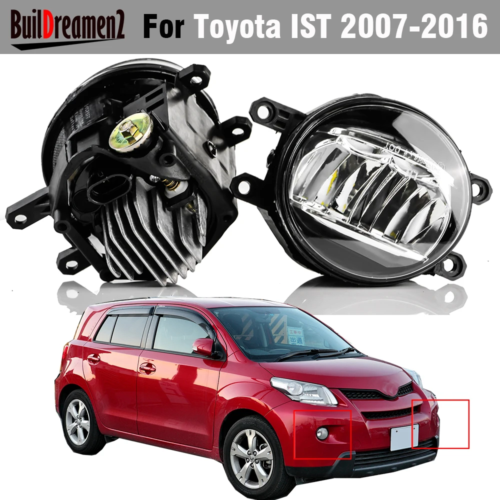 Лампа противотуманная автомобильная, 2 шт., для Toyota IST XP110 2007 2008 2009 2010 2011 2012 2013 2014 2016