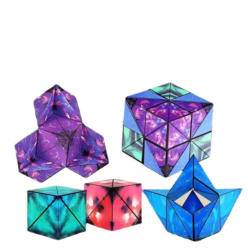 

educational Rubik&Cube infinite magnetic Rubik&Cube 3D solid geometry Rubik& Cube children& thinking exercise educational toys