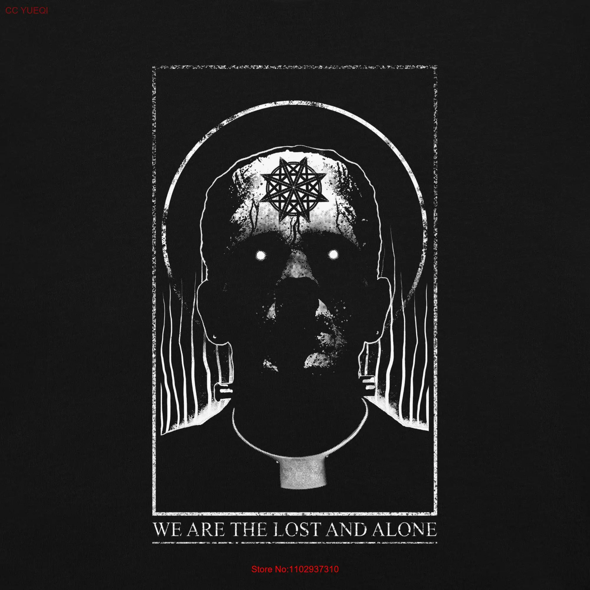 Футболка Father Frank Comfort Colors с белыми чернилами и длинными или короткими рукавами