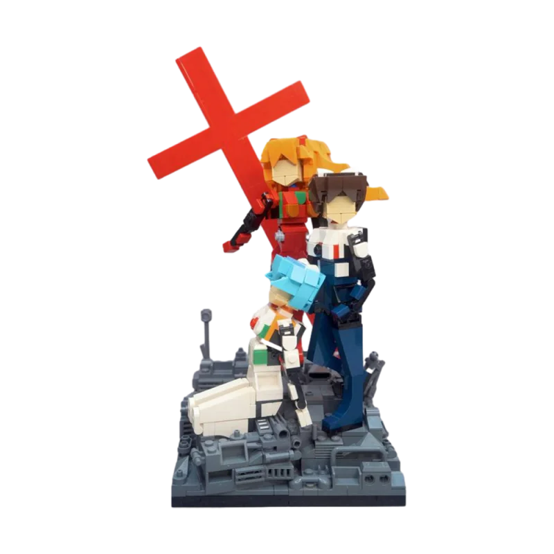 Конструктор MOC классический в японском стиле аниме фигурка пилота Диона