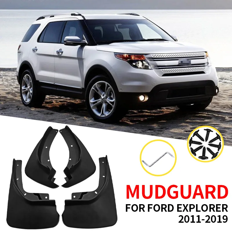 

Car Mud Flaps For Ford Explorer 2011-2019 Splash Guards Mudguards Front Rear Fender Mudflaps Decorative Accessories