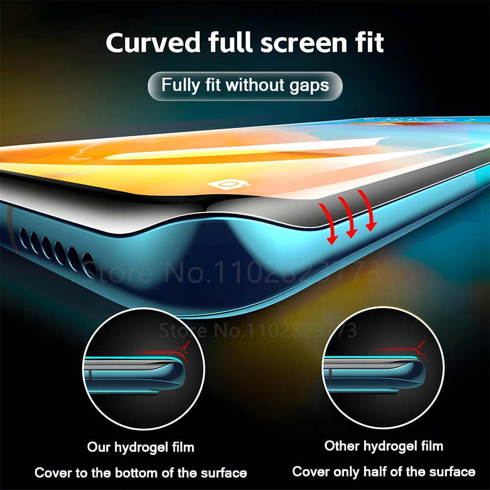 Full Cover Hydrogel Film For Huawei P30 P40 Pro P50 P20 Lite Screen Protector For Huawei Mate 20 30 Lite 40 Pro Film Not Glass