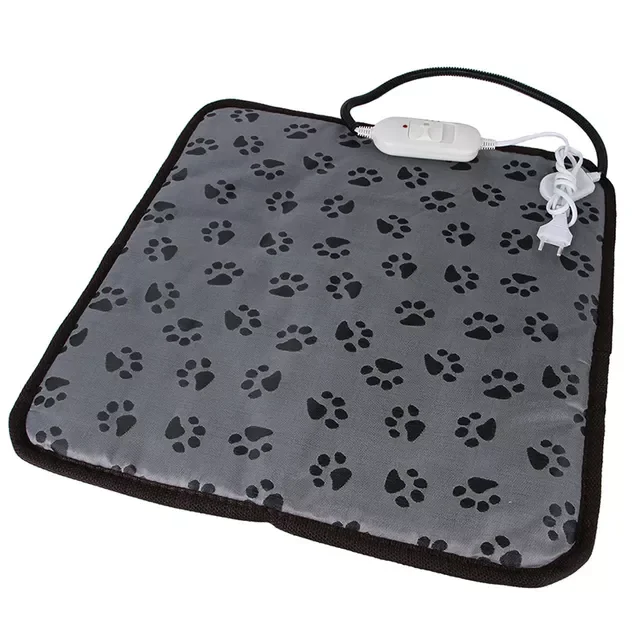 

Adjustable Heating Pad For Dog Cat Puppy Power-off Protection Pet Electric Warm Mat Bed Waterproof Bite-resistant Wire