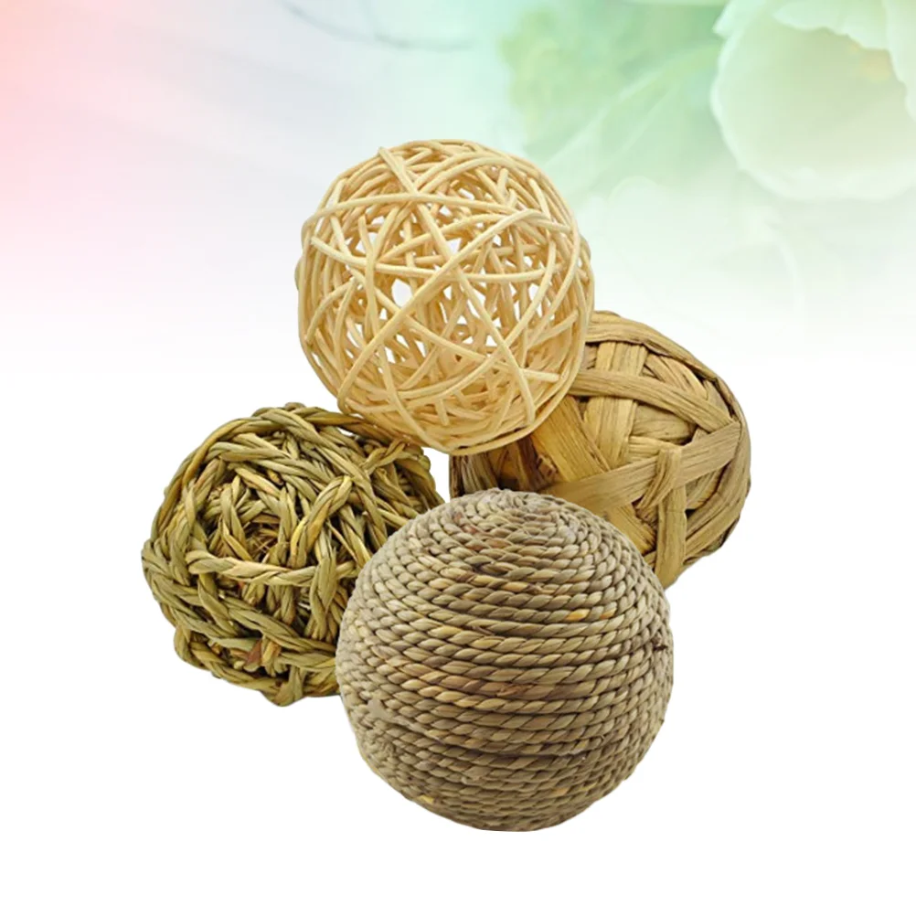 

Chew Toys Rabbit Pet Rattan Decorative Toy Bunny Crafts Vase Animal Fillers Birds Wedding Decoration Bird Nesting Wild Material