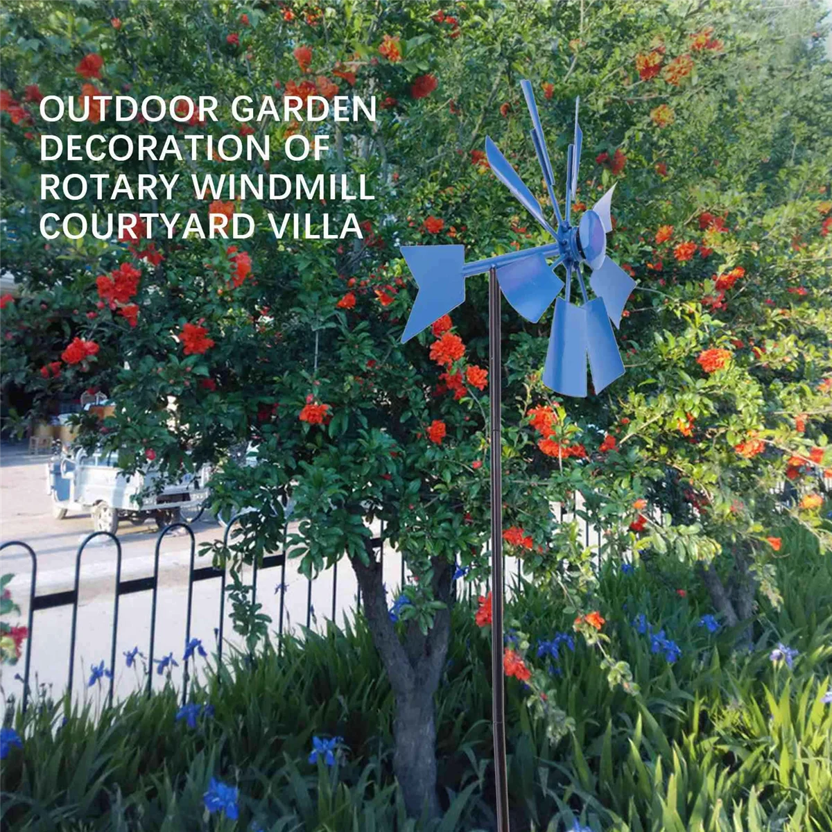 Ветряной Спиннер 2 шт. декоративная железная ветряная мельница штепсельная вилка